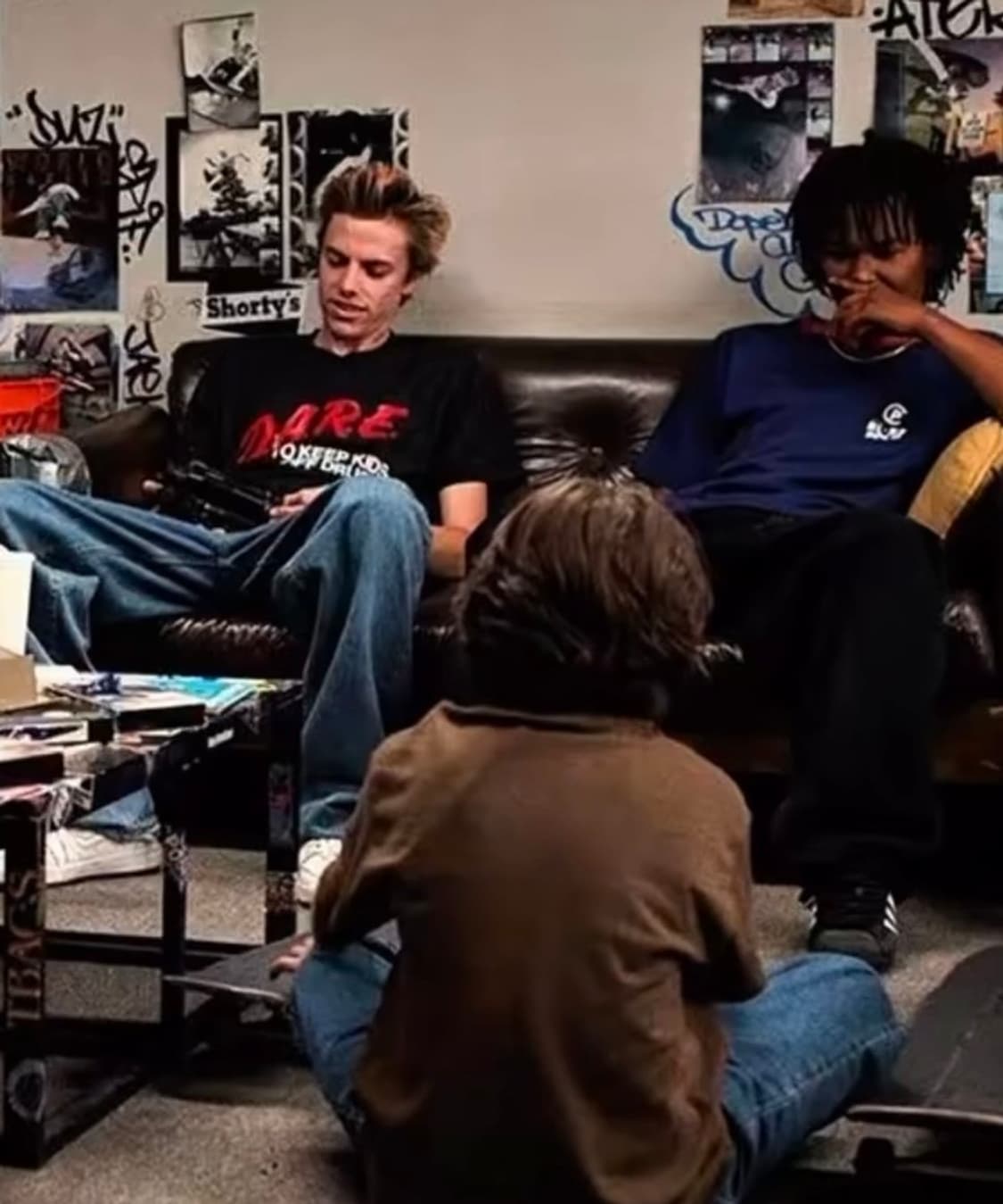 80s D.A.R.E Cowhide 봄버 자켓 XL 상품이미지10