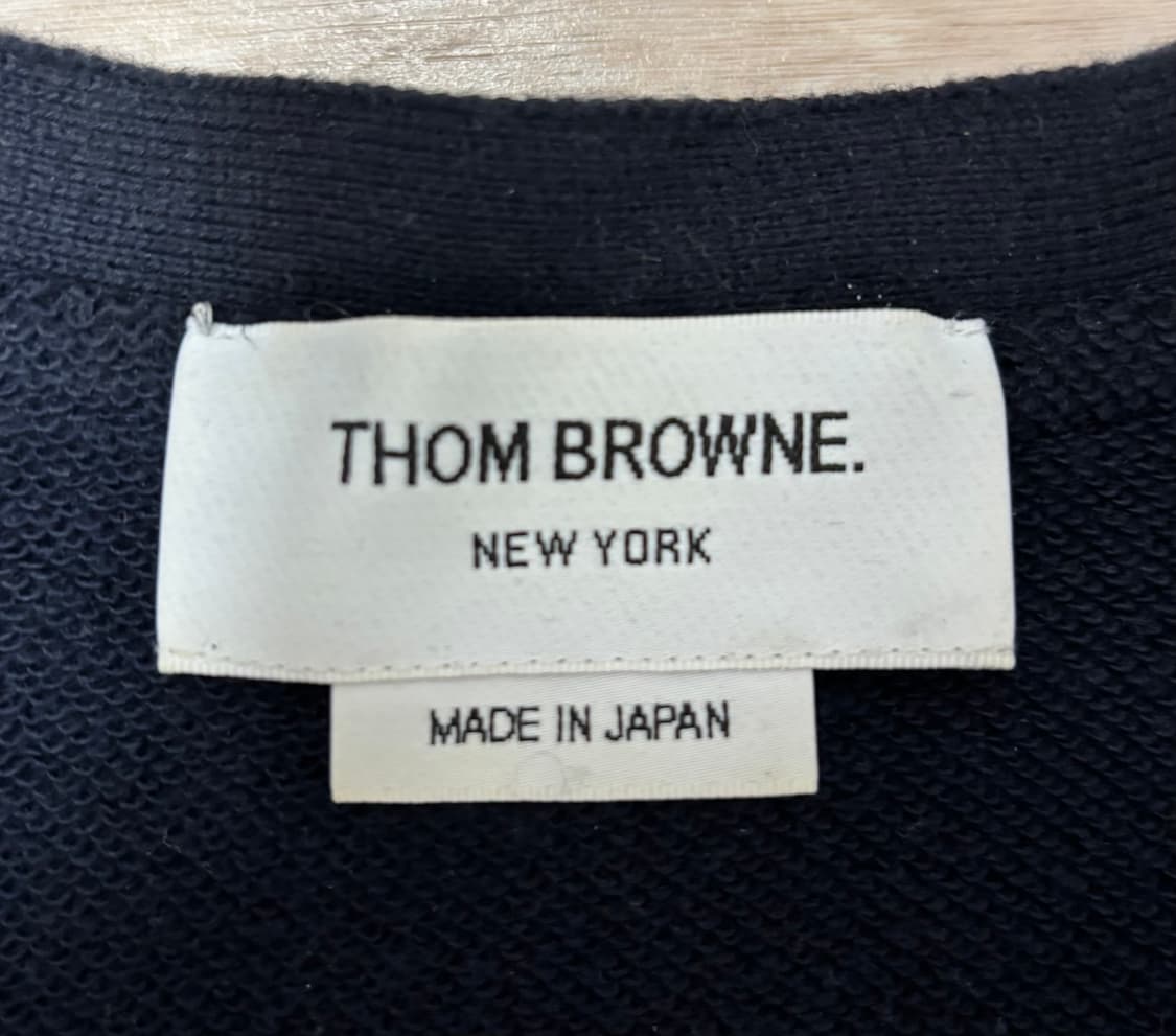 톰브라운 루프백 저지 사선 가디건 네이비 [3 size] 상품이미지6