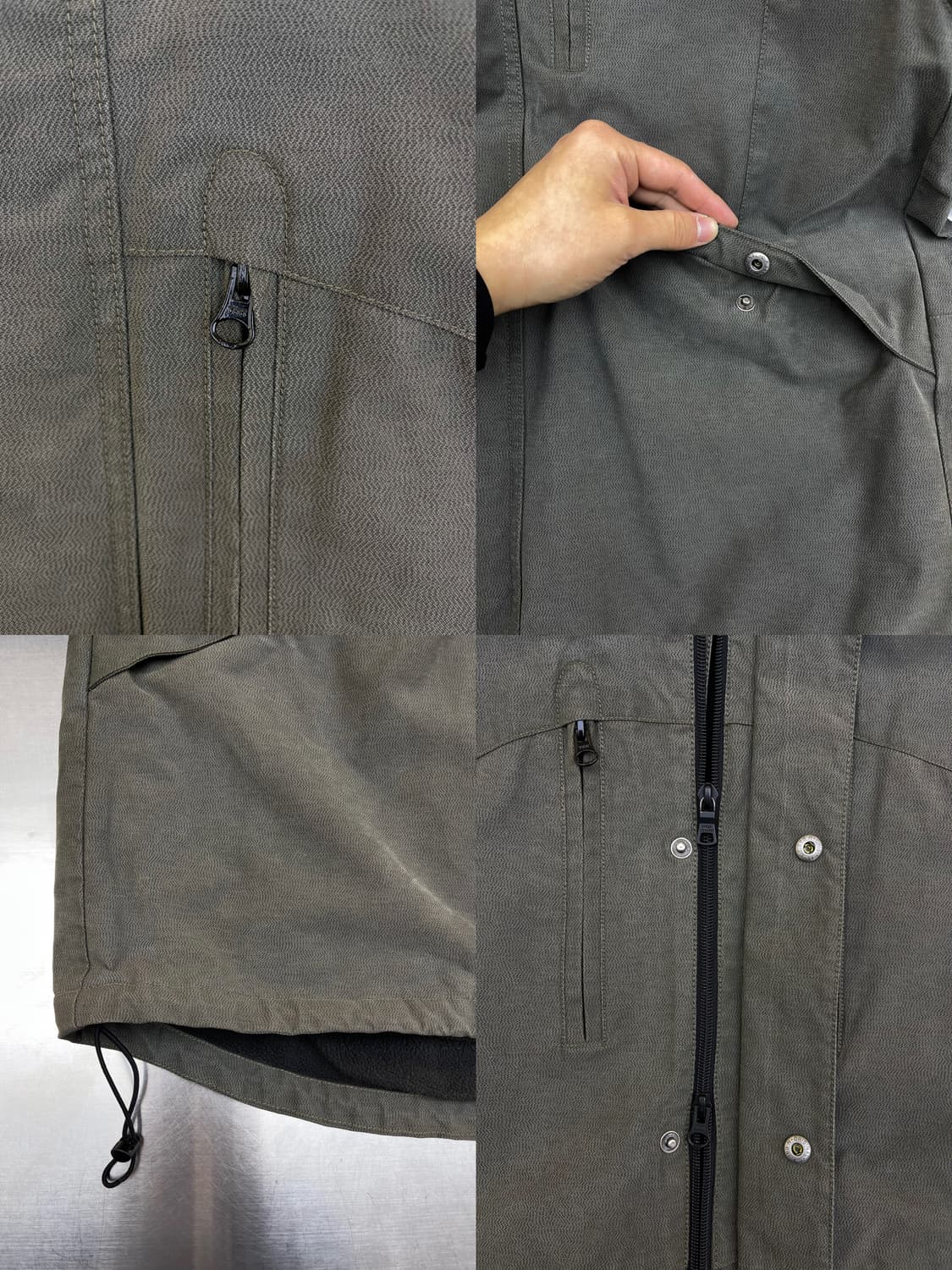 아르마니 익스체인지 플리스 라인 후디드 파카  상품이미지7