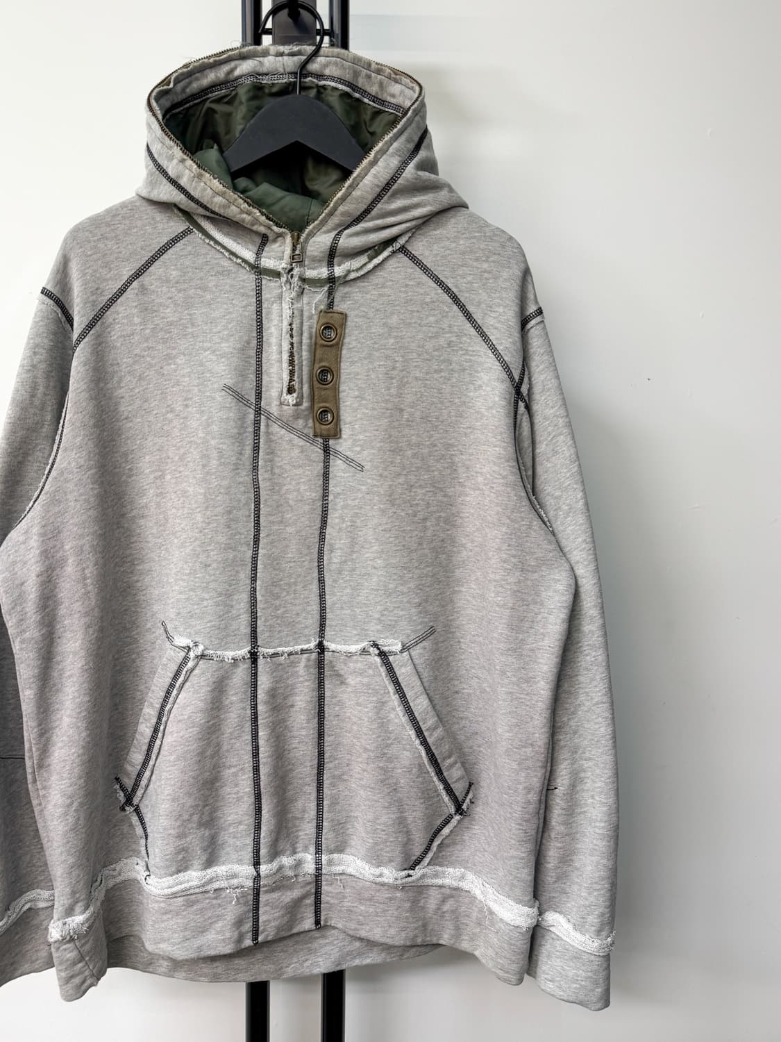 터프 진스미스 스티치 풀오버 후드티 상품이미지2