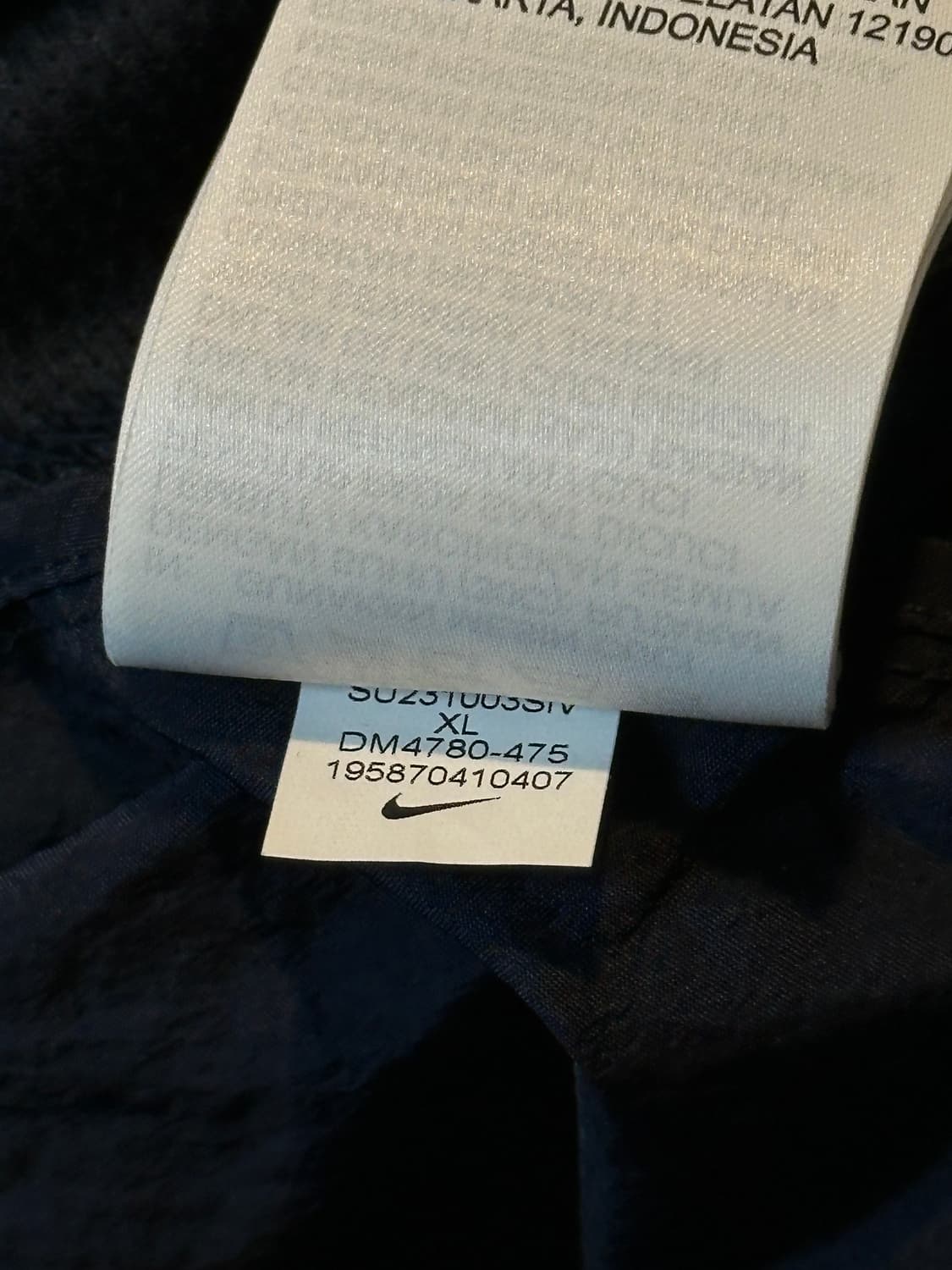 나이키 리펠 헤리티지 러닝 바람막이 자켓 네이비 상품이미지9