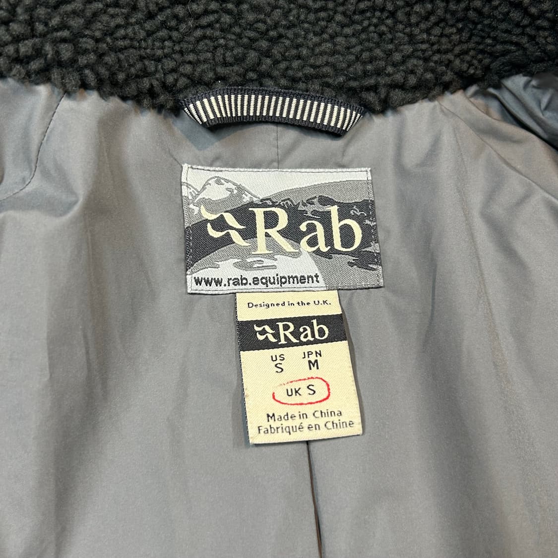 M) 랩 RAB 블랙 플리스 파일 자켓 상품이미지7