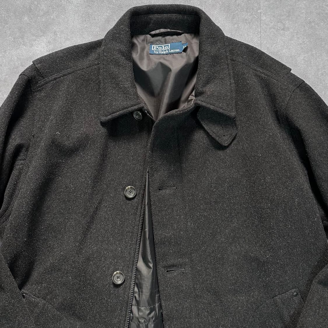 폴로 랄프로렌 챠콜 울 하프코트 (va.57) 상품이미지2