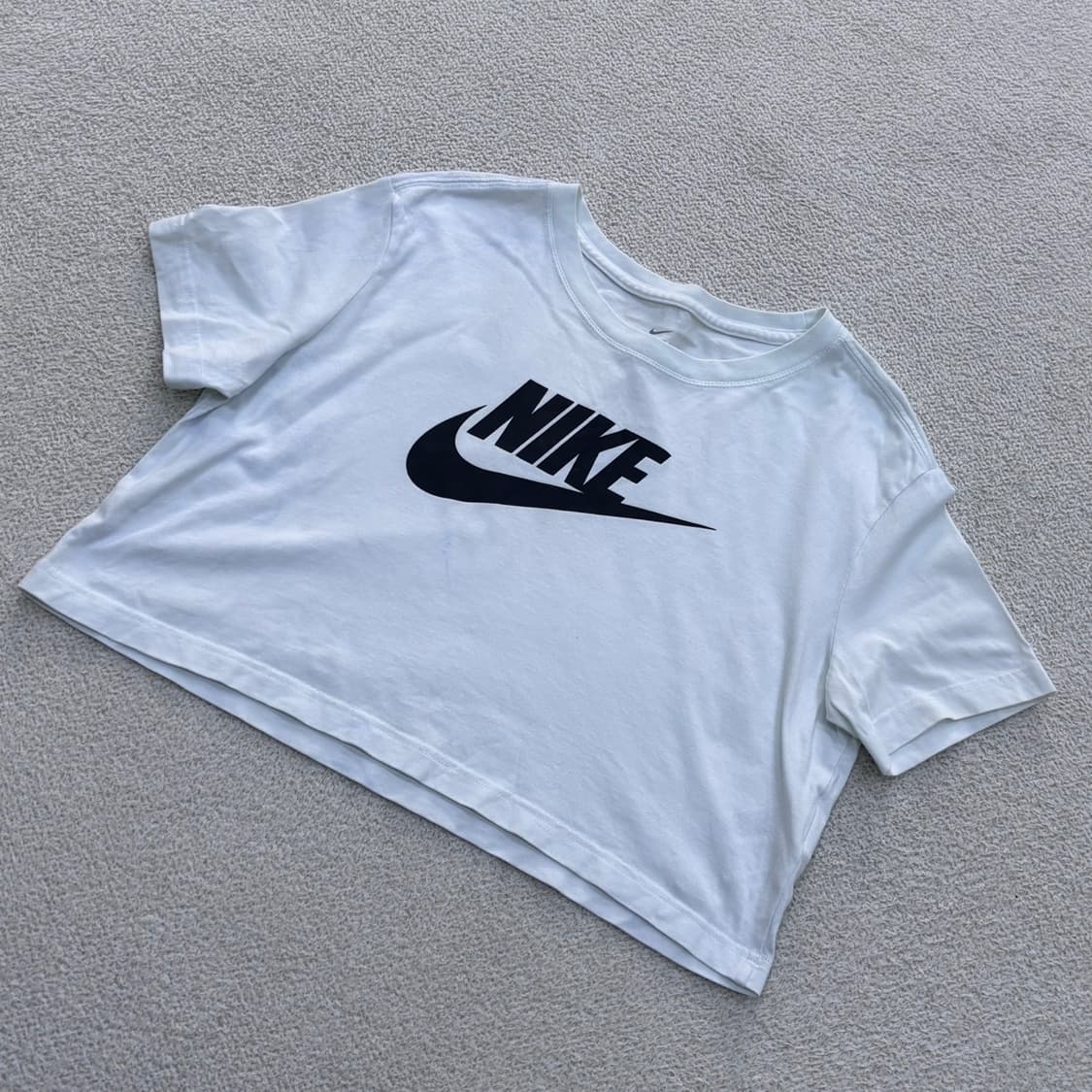 M 나이키 여성 크롭 반팔 (이염확인 ) 0420E 상품이미지1