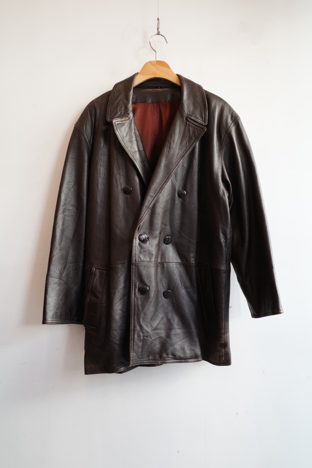 Japan brand 램스킨 더블 가죽자켓 상품이미지1