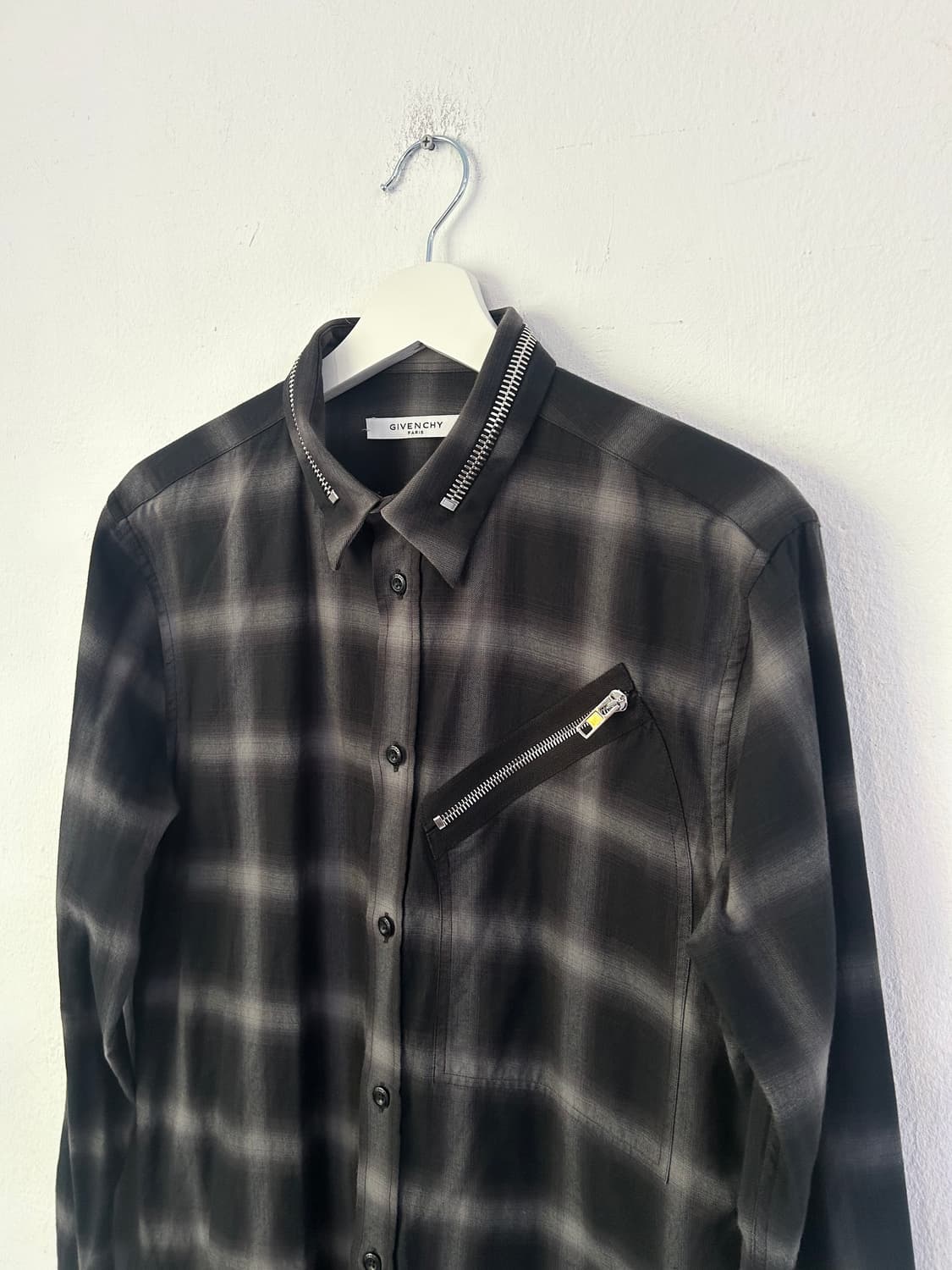 지방시 17AW 리카르도티시 멀티 지퍼 체크셔츠 상품이미지5