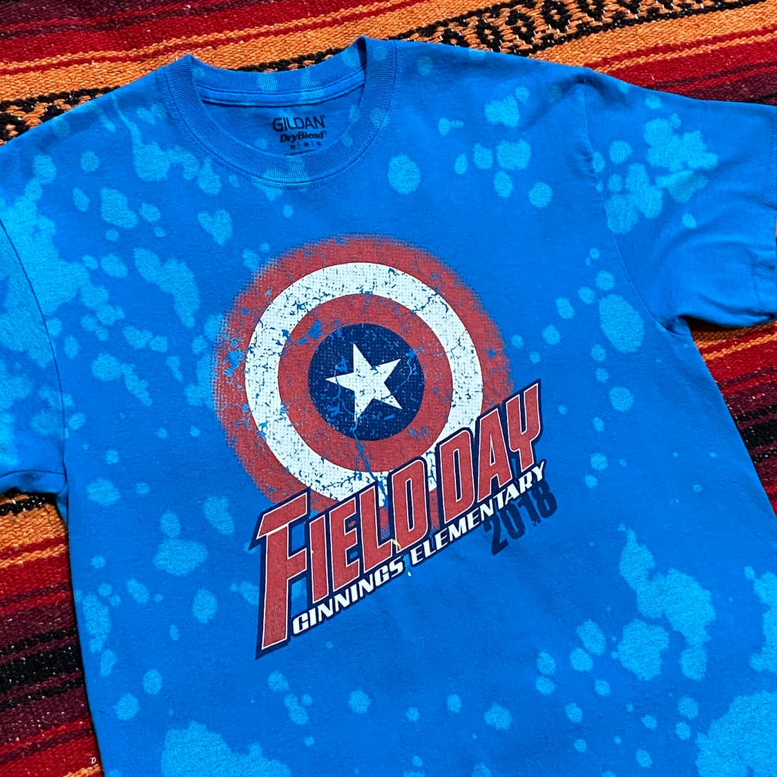 미국빈티지 타이다이 필드데이 반팔티 상품이미지3