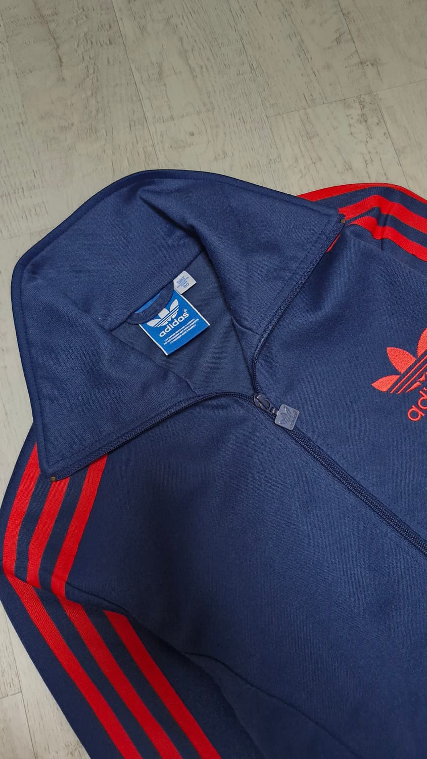 아디다스 유로파 네이비 레드 남색 빨강 져지 상품이미지2