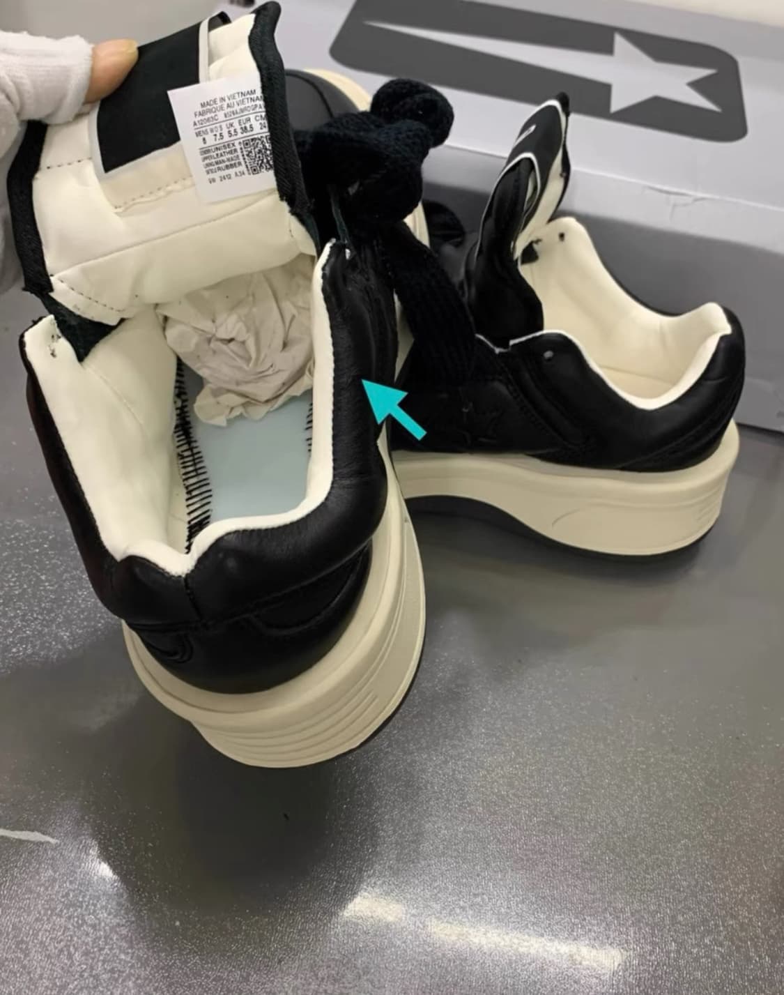 릭오웬스 다크쉐도우 터보웨폰 블랙 38.5 상품이미지4