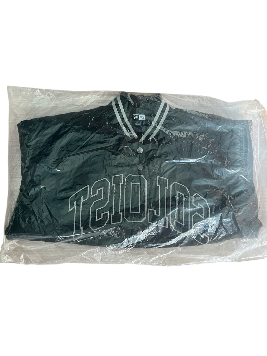 [XL] 솔로이스트 뉴에라 바시티 자켓 블랙 상품이미지3