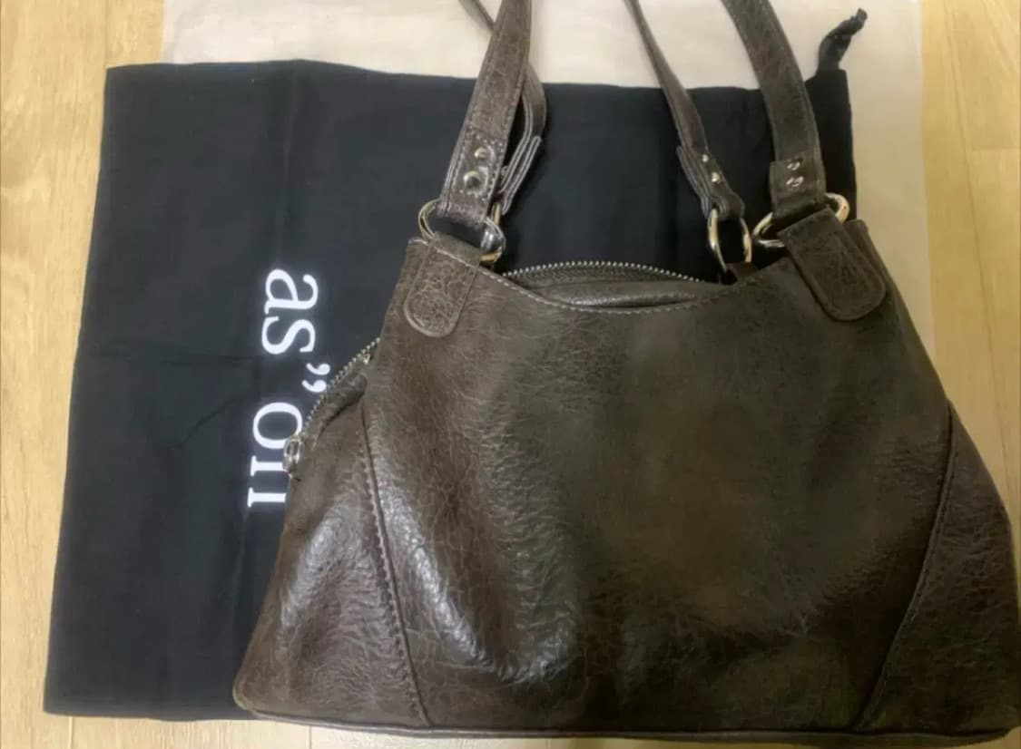 애즈온 보니타 미니 백 브라운 상품이미지3
