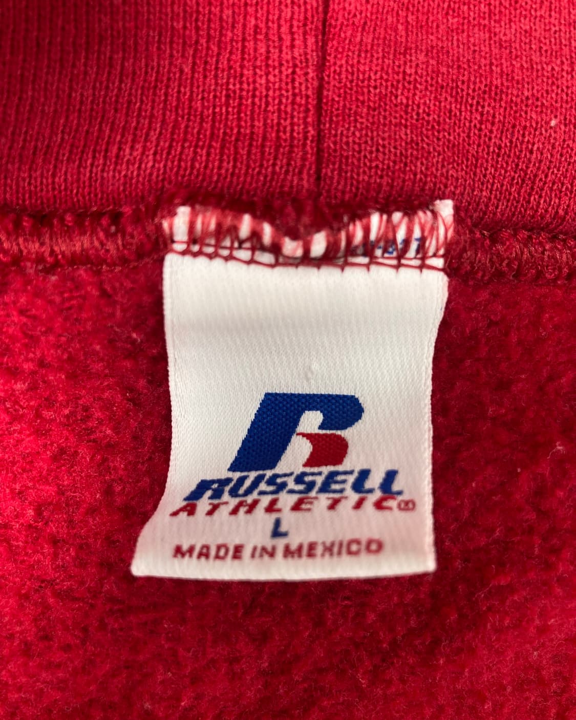 90s Russell Zip Up Hoodie (red) 상품이미지3