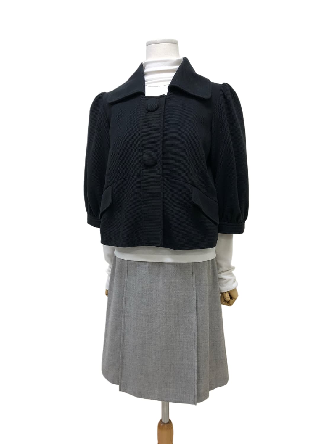 빈티지 블랙 숏 자켓 상품이미지4