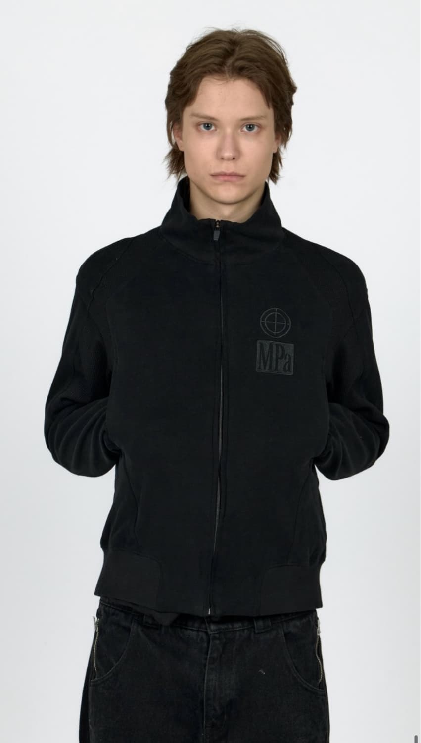 MPa CONTRAST ZIPPED JACKET Black 상품이미지1