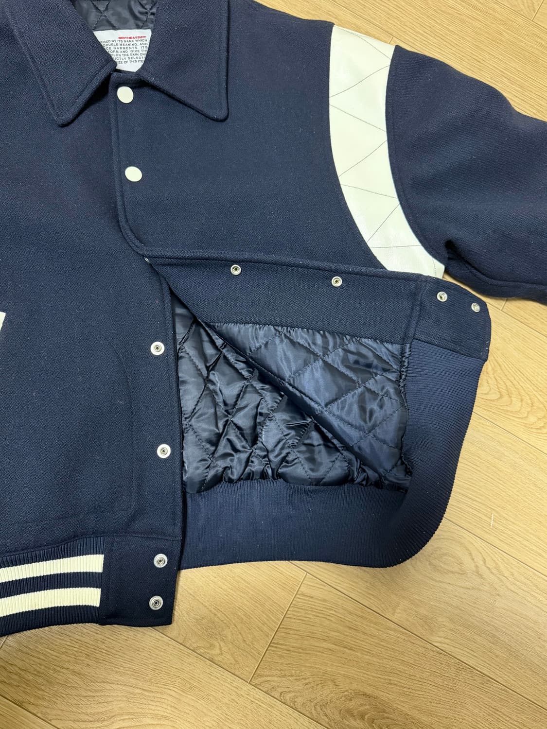 BIRTHDAYSUIT 바시티 자켓 M 사이즈 상품이미지4