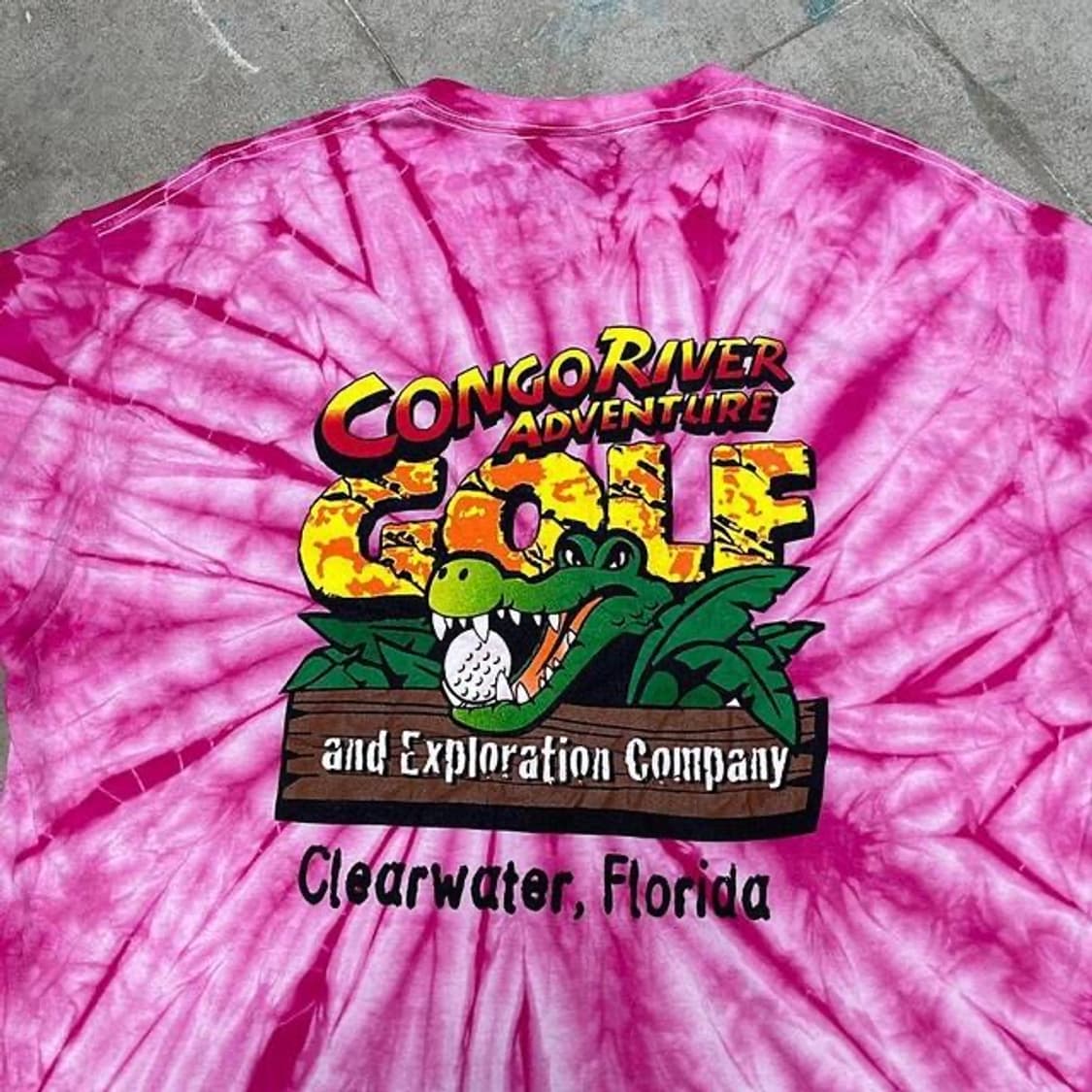 콩고 리버 어드벤쳐 타이다이 티셔츠 (XL)  상품이미지2