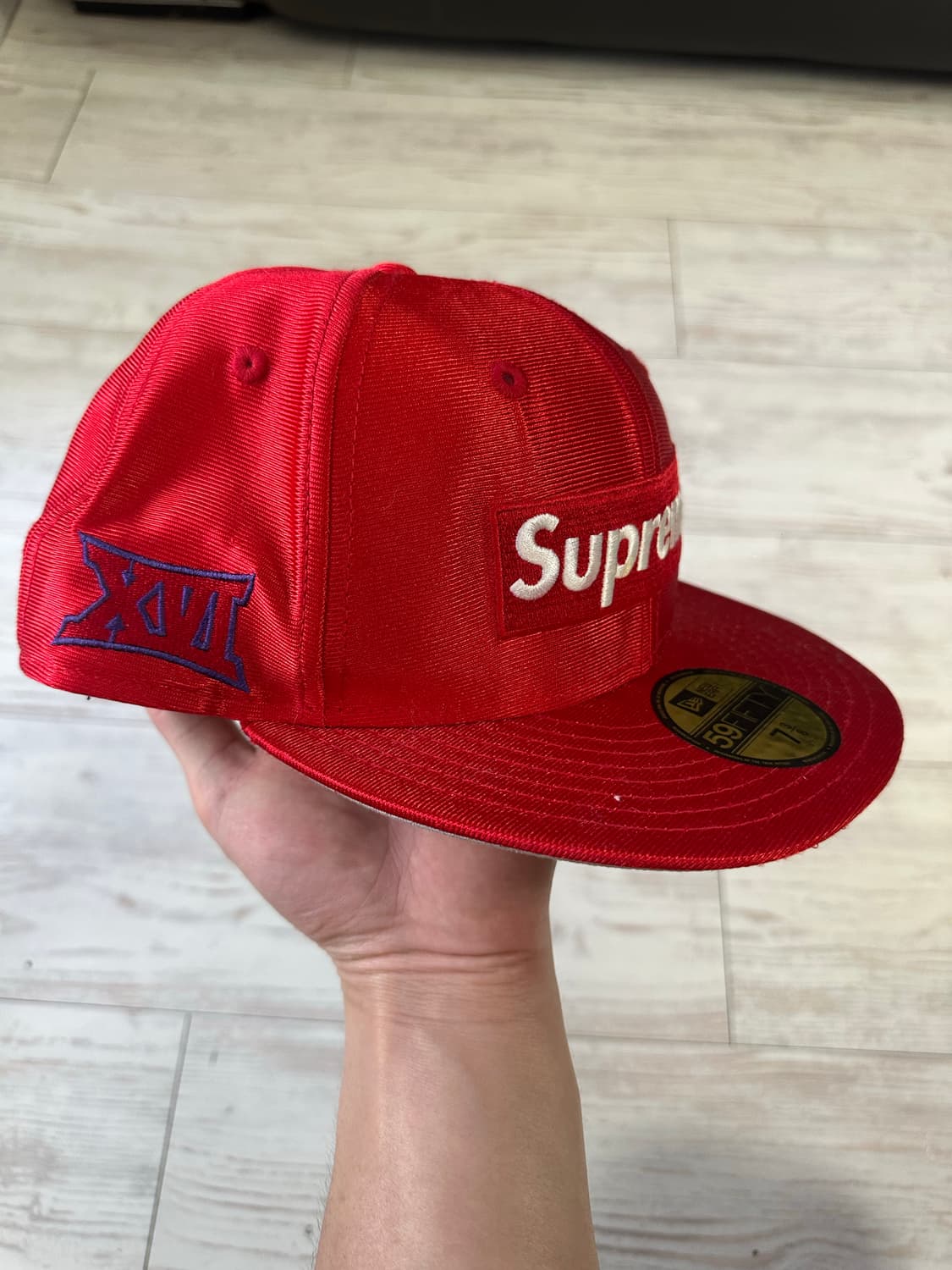 슈프림 뉴에라 59FIFTY 레드 7 3/8 상품이미지2