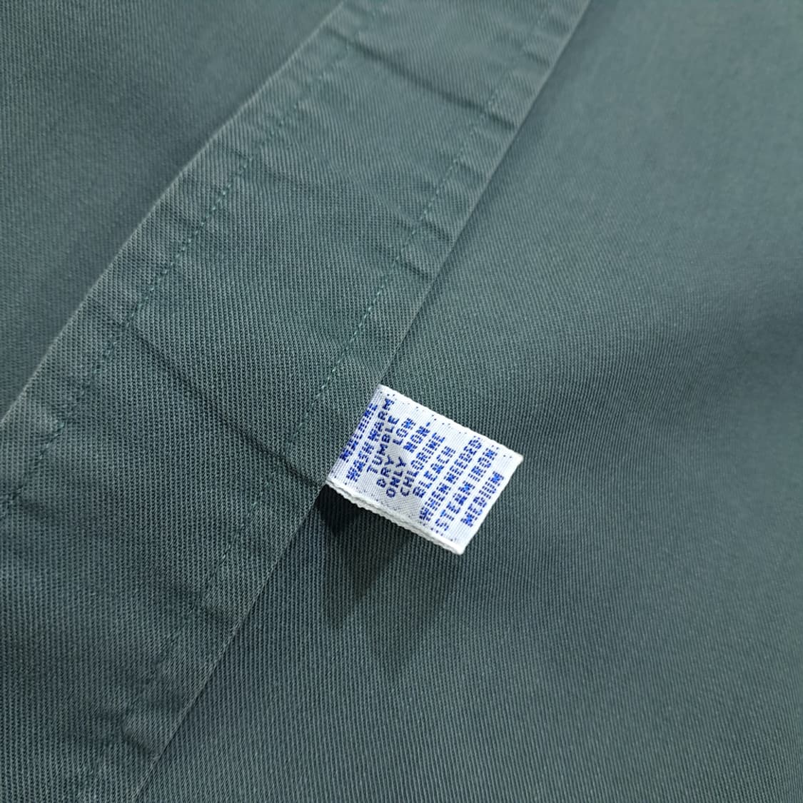 CL683 XL 폴로 90s 코튼 레드포니 세이지그린 셔츠 남방 상품이미지5