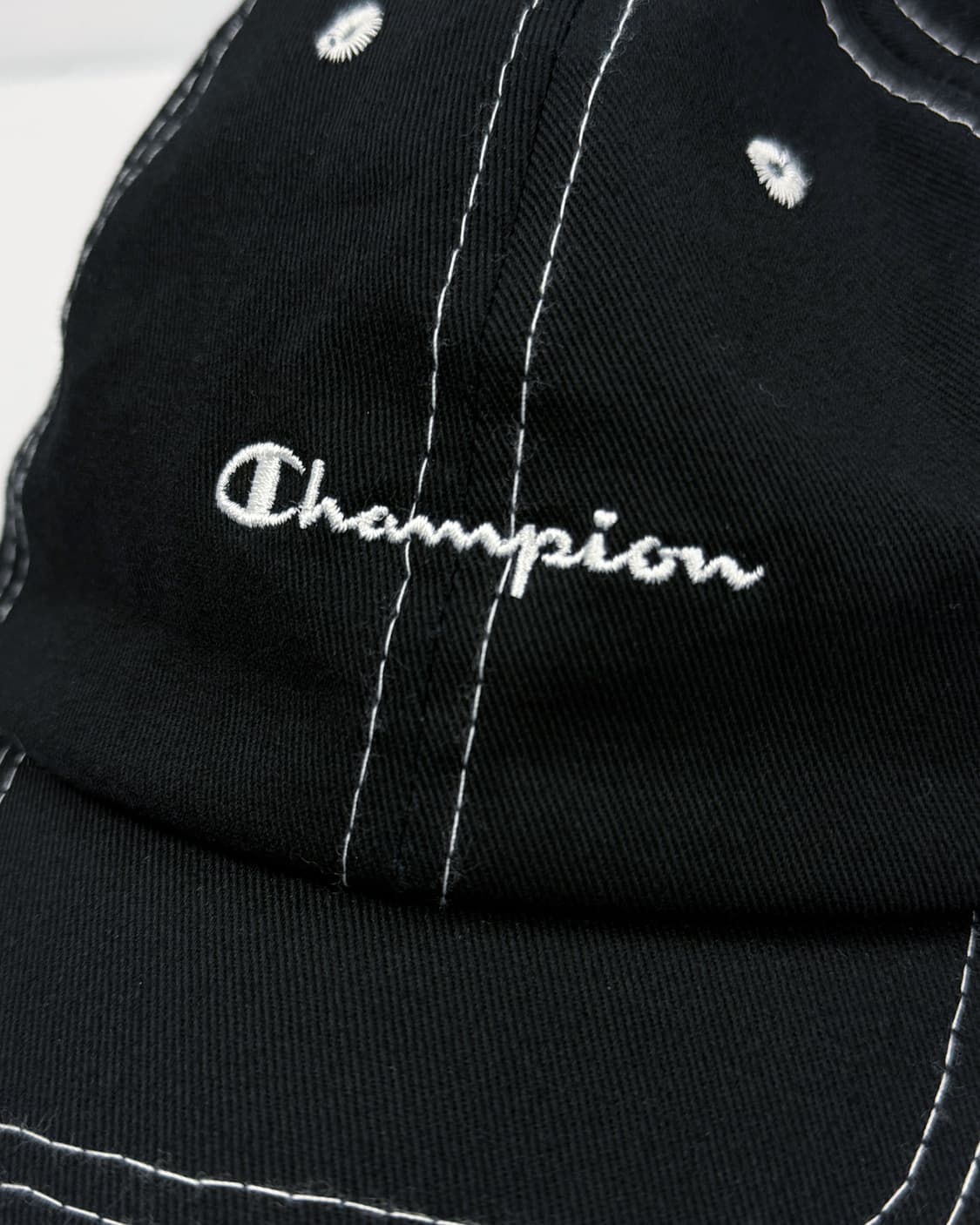 Champion × RAGEBLUE Stitch Ball Cap 상품이미지2