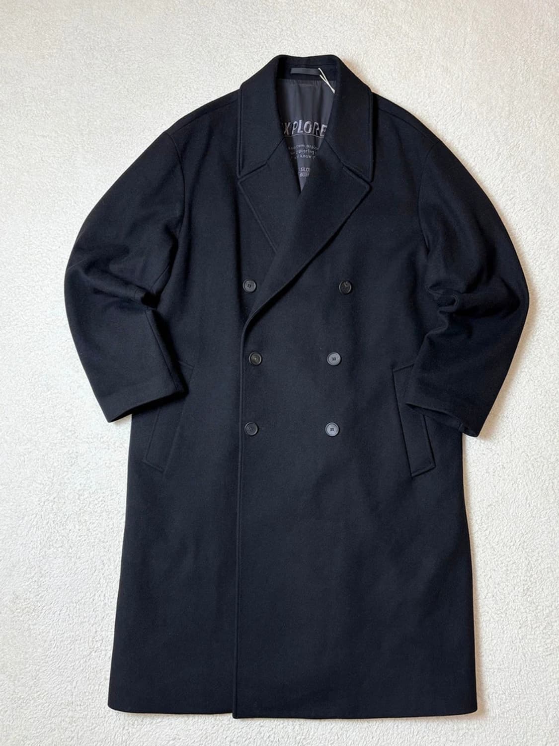 인사일런스 x 분트 17FW 캐시미어 블렌드 더블 코트 PN6535 상품이미지1