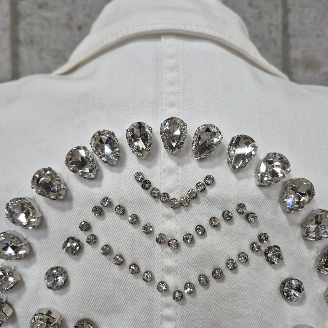 필립플레인 정품 큐빅 스컬 데님자켓 상품이미지6