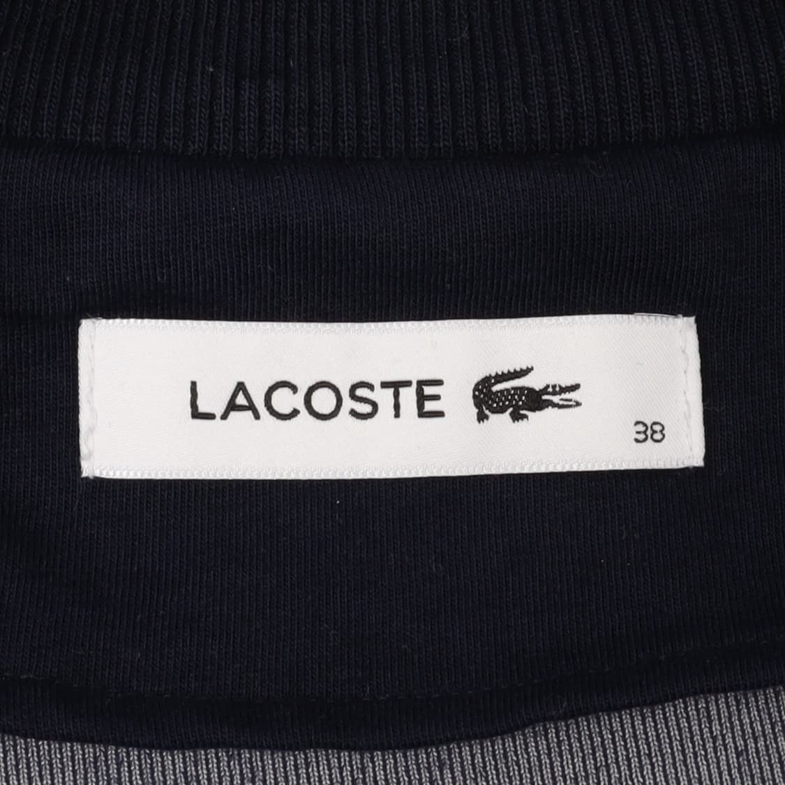 라코스테 우먼스 네이비 벨벳 후드집업 상품이미지8