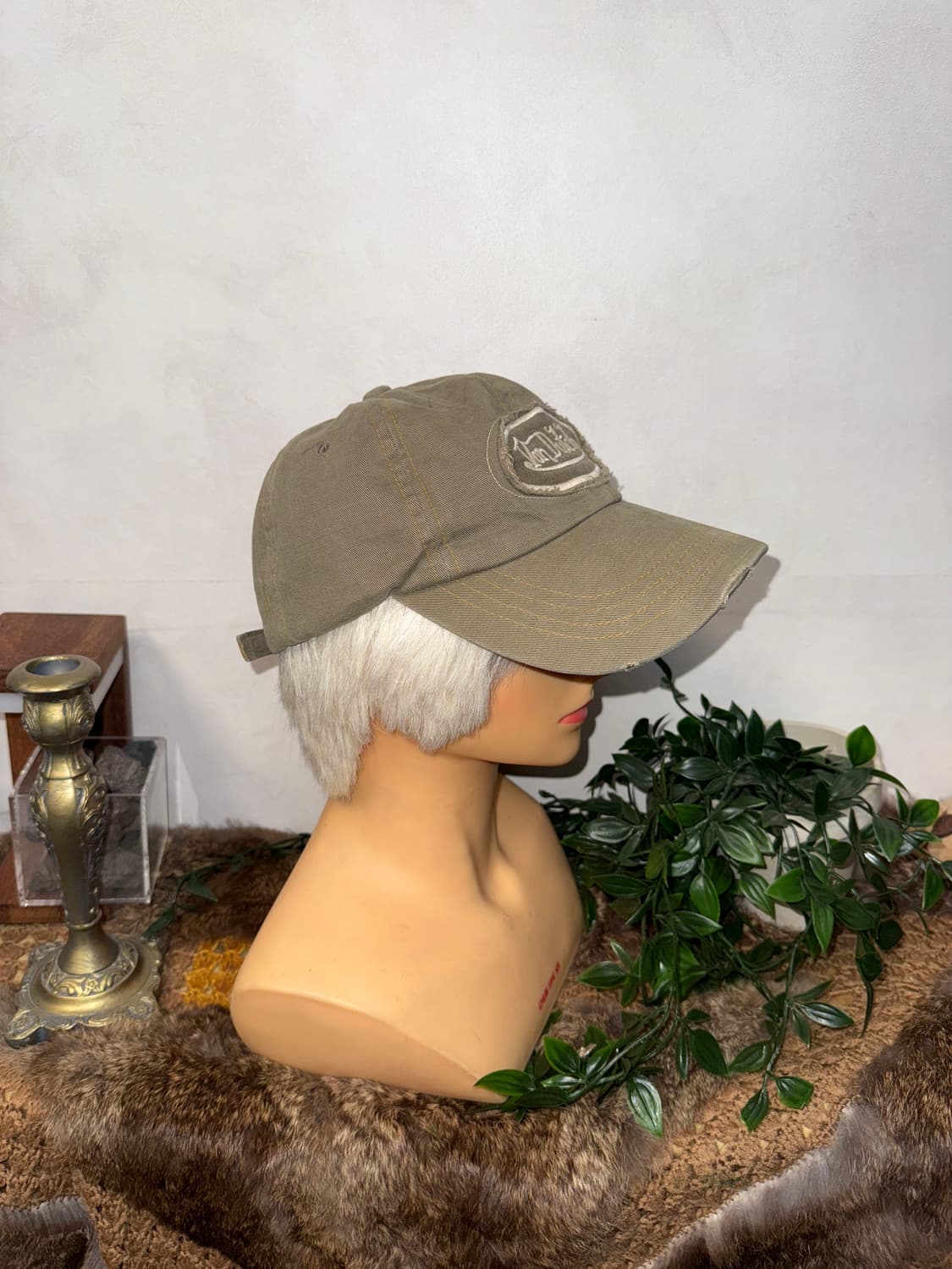 Von Dutch ash khaki logo ball cap 상품이미지4