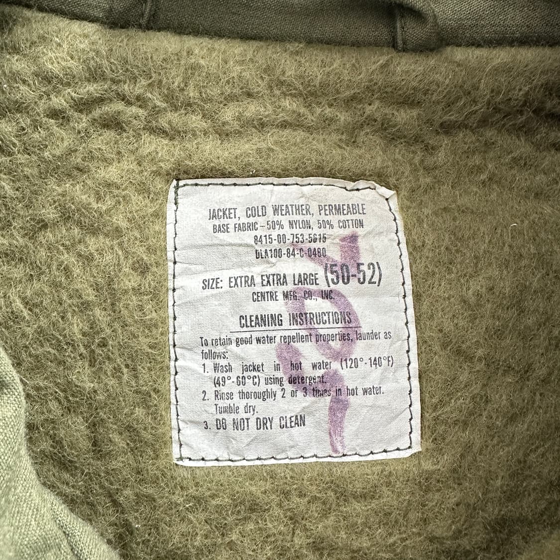 80s 미해군 USN A-2 덱자켁 XL 상품이미지4