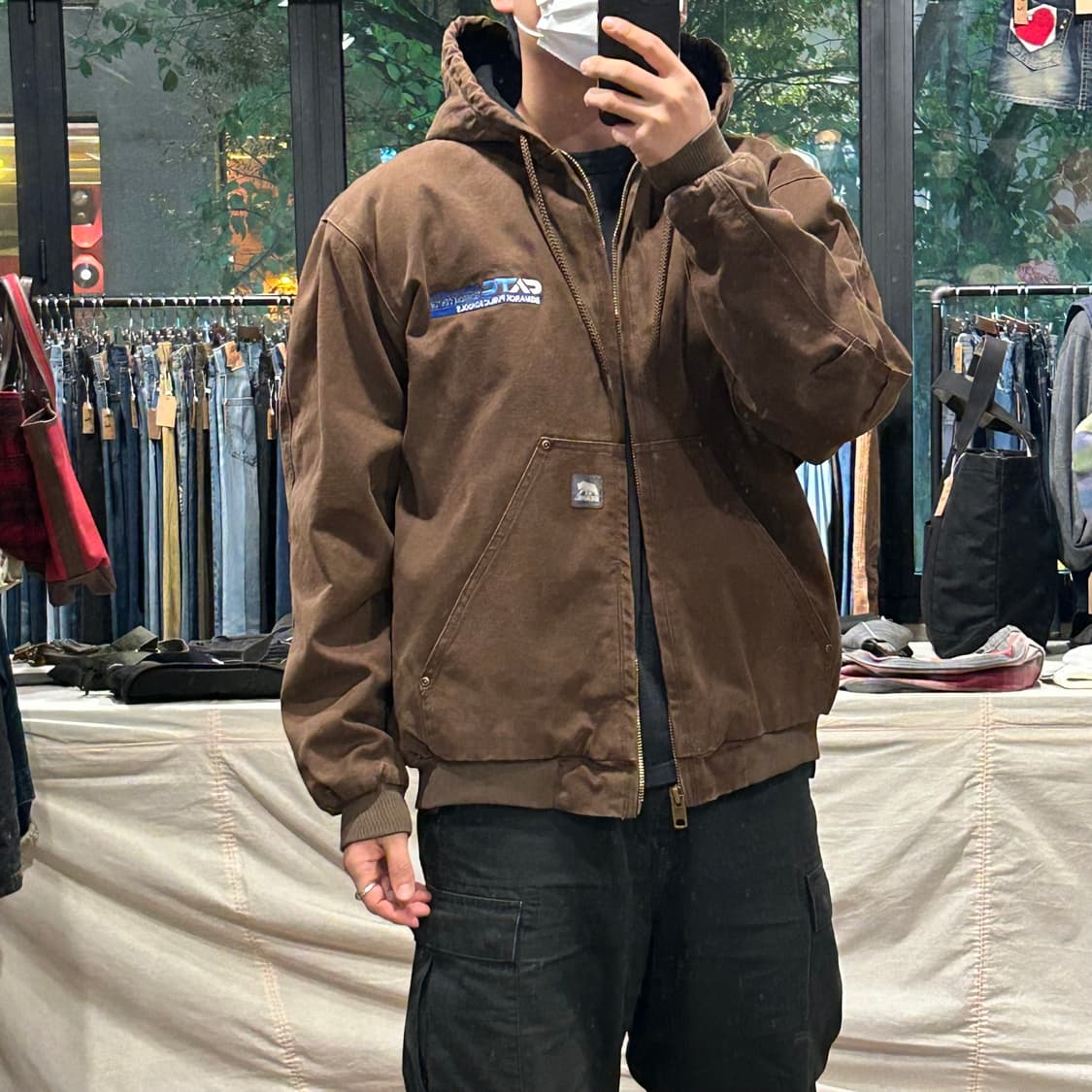 XL) BERNE USA 빈티지 워크웨어 액티브 후드집업 자켓 상품이미지9