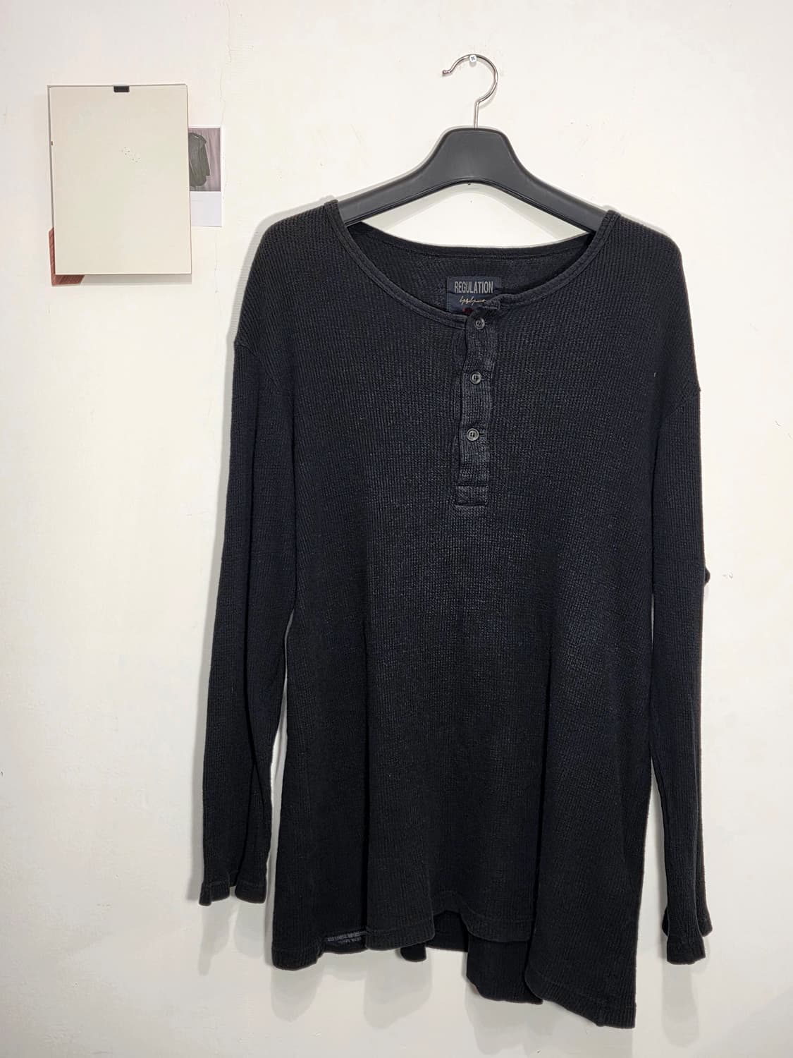 Yohji yamamoto REGULATION wafle sleeve T 상품이미지2