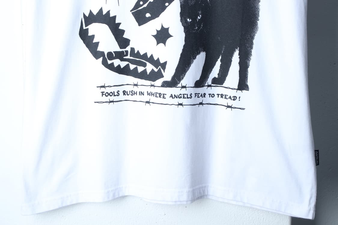 (XL-2XL) 오드 스튜디오 반팔 티셔츠 고양이그래픽-H32035 상품이미지4