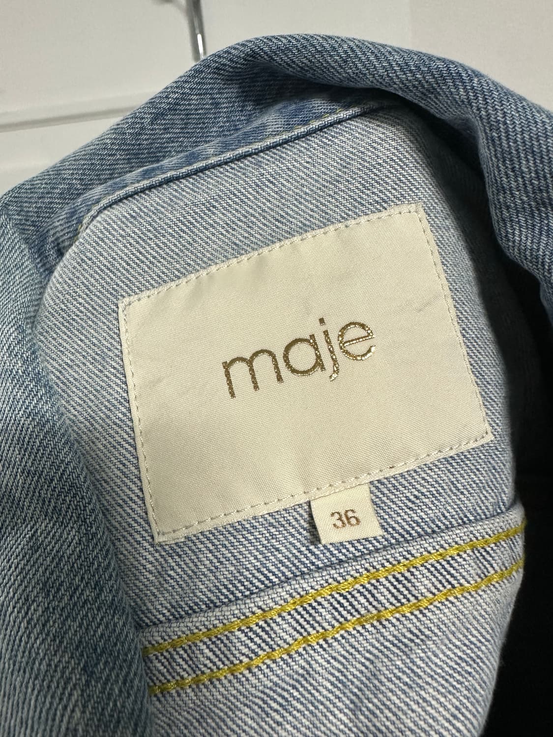 마쥬 디테일 데님 자켓 상품이미지3