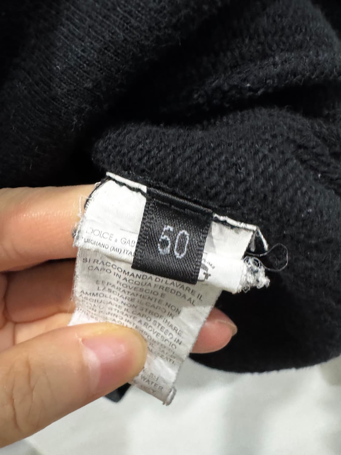 돌체앤가바나 D&G 블랙 후드 집업 50 정품 상품이미지5