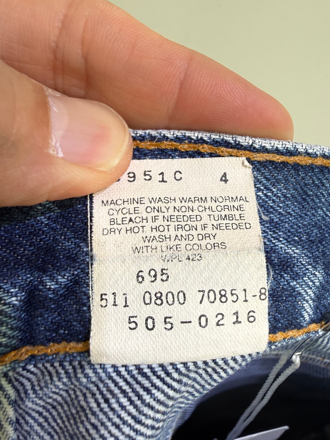 00's LEVIS 505 (Made in USA)  상품이미지9