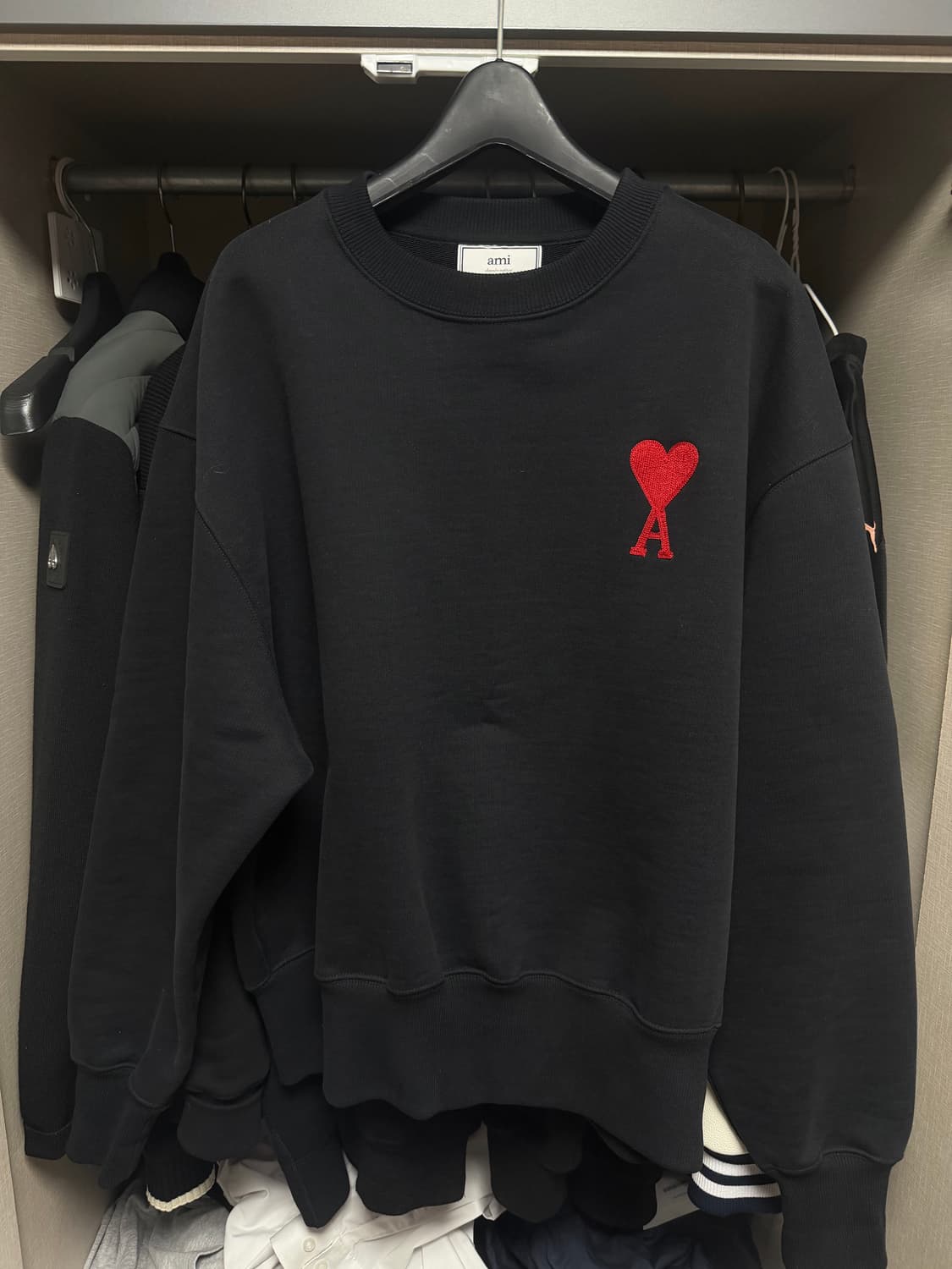 아미 빅로고 맨투맨 상품이미지1