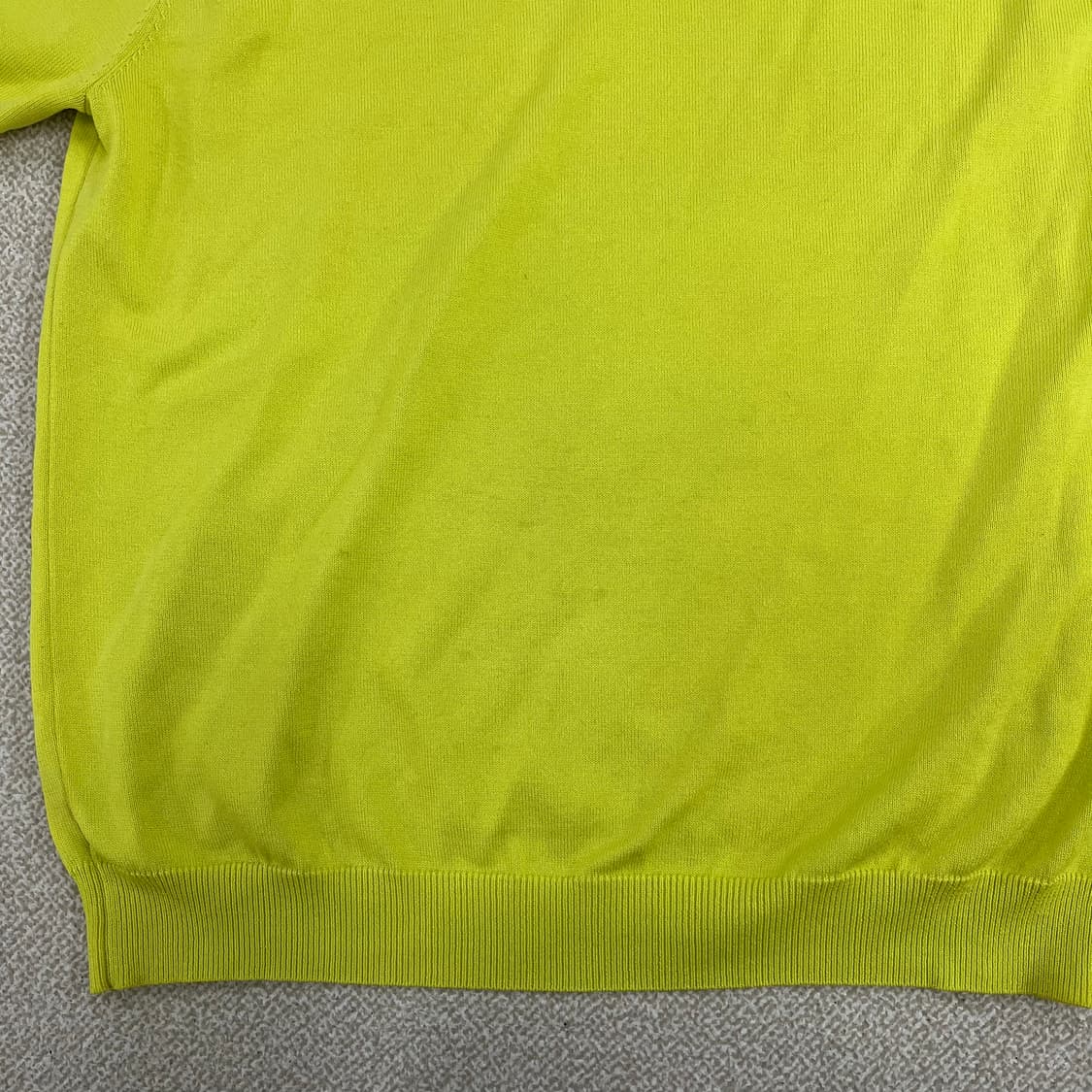 실측확인 빈티지 오픈카라 반팔 니트 0225M2 상품이미지4