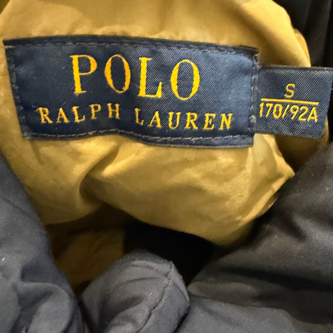 폴로 랄프로렌 네이비 다운 후드 패딩 베스트 상품이미지3