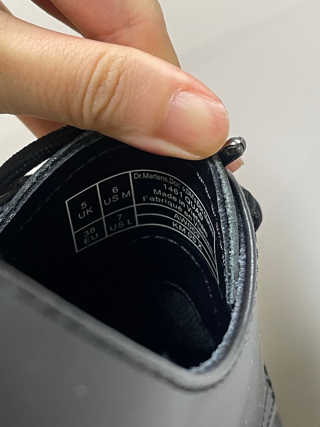 닥터마틴 1461 쿼드 uk5 240-245 상품이미지4