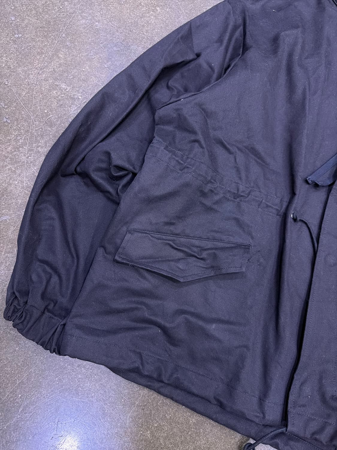 라퍼지스토어 피쉬테일 야상 숏 파카 블랙 L 상품이미지4