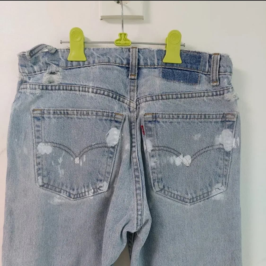 빈티지 리바이스 505 벨바텀 디스트레스드 상품이미지7