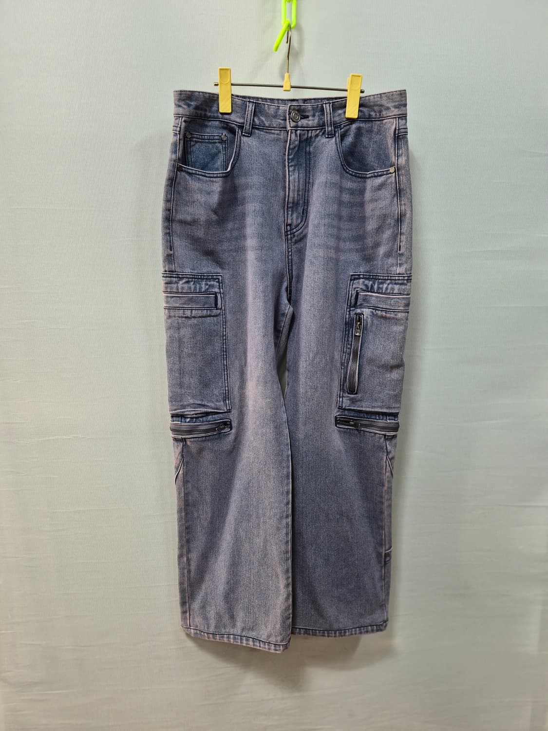 인세인개러지 일꼬르소 워싱 데님 카고 와이드 팬츠 남성M 32 상품이미지1