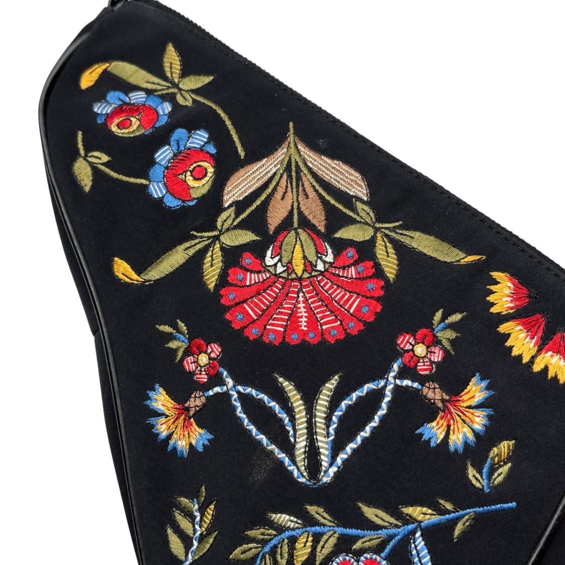 디올 자수 플로럴 미니 새들백. 희귀 상품이미지4