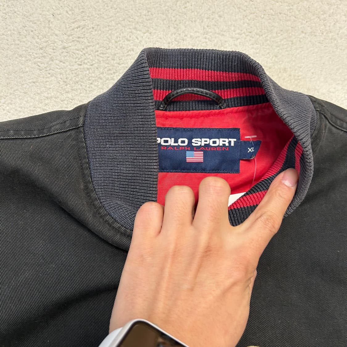 Polo 90’s Kanye Tiger Varsity Jacket 상품이미지7