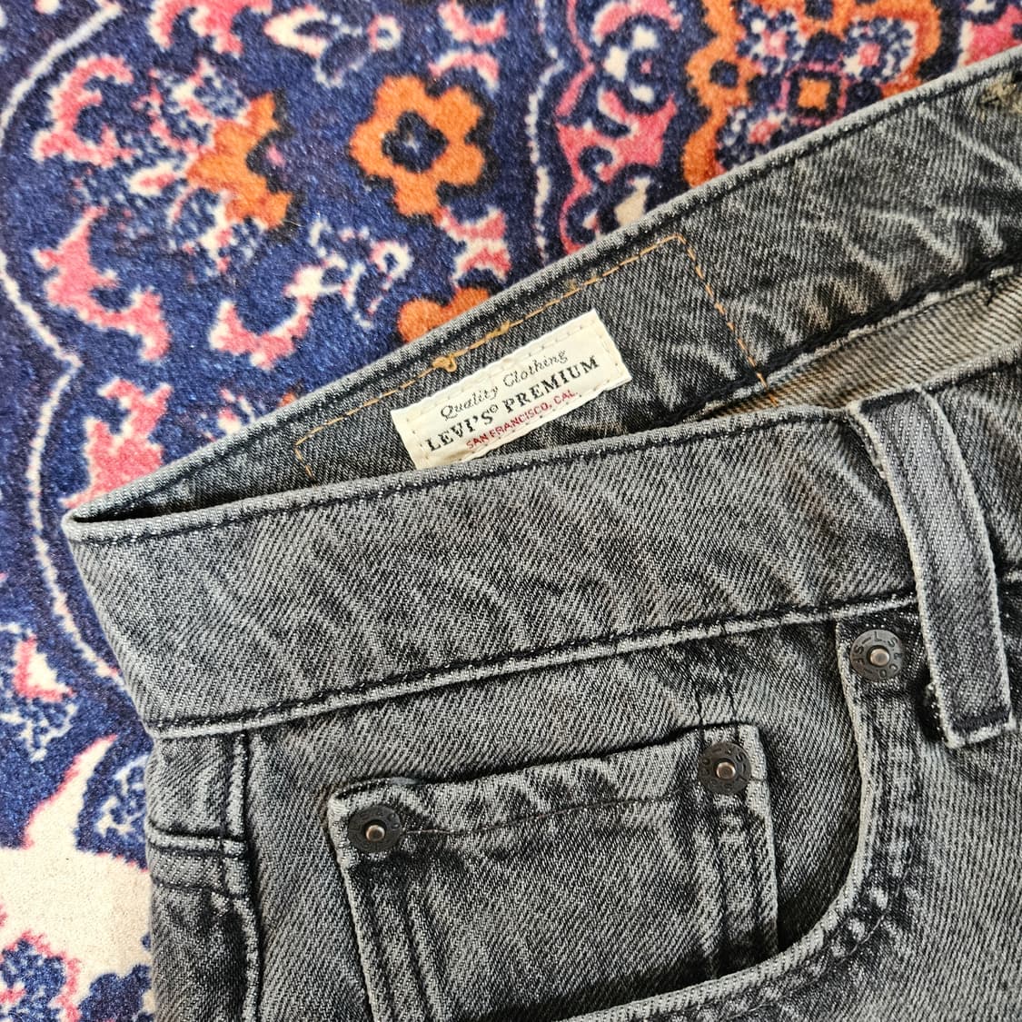 리바이스(Levis) No. 502 Hi-Ball 테이퍼드 데님 팬츠  상품이미지6