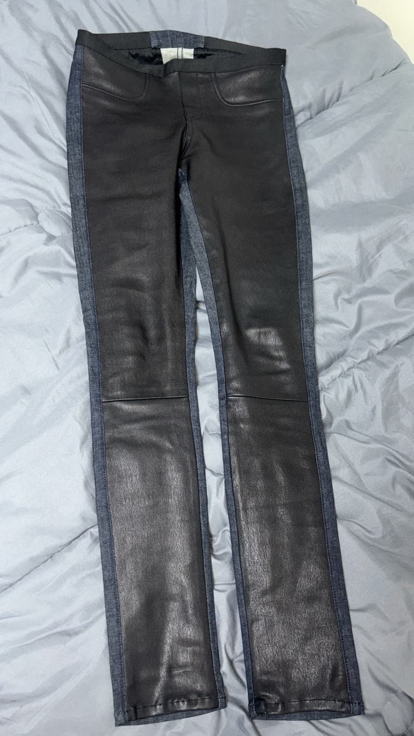 헬무트랭 램스킨 레더 데님 스키니진 27사이즈 상품이미지1