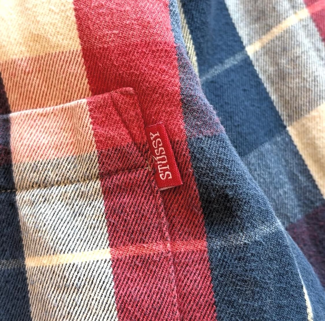 90‘s 스투시 퀼팅 체크 셔츠 자켓 상품이미지6