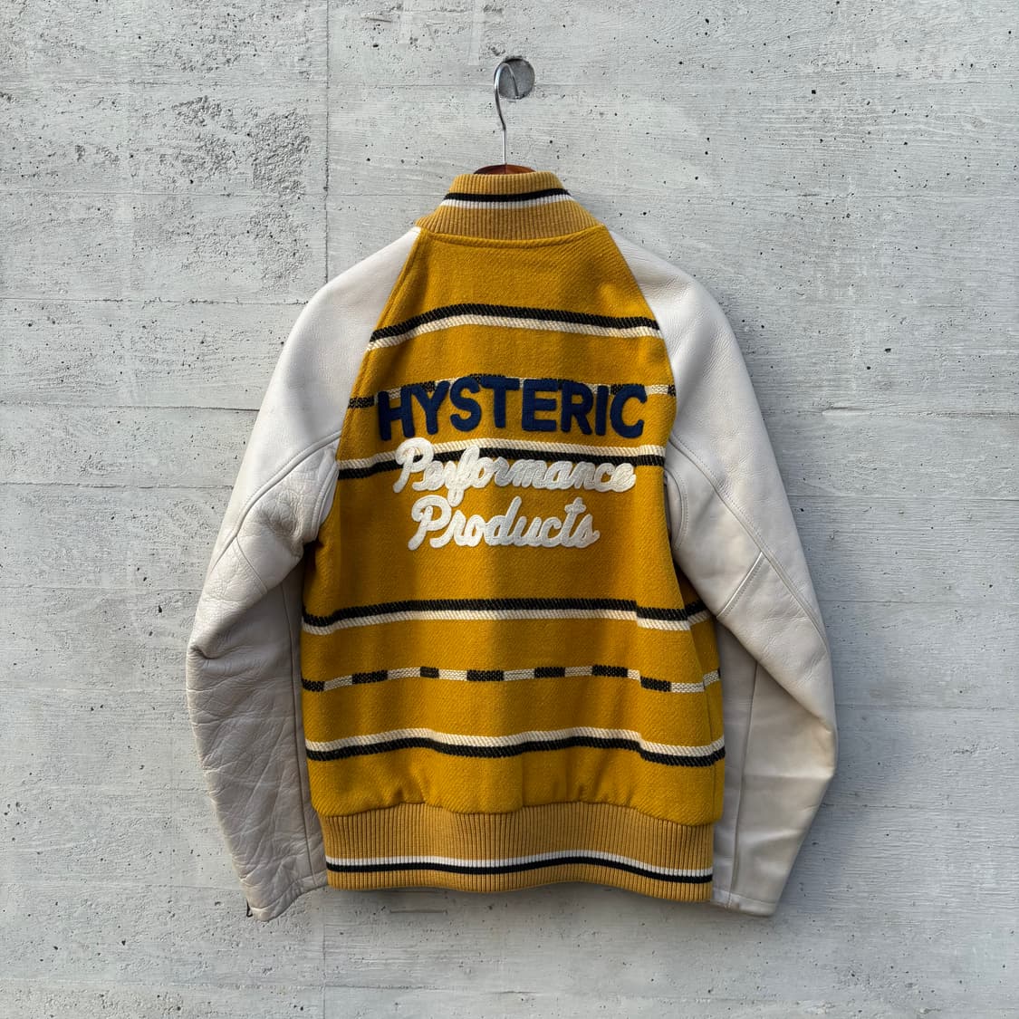 히스테릭글래머 노랑 HPP 바시티 자켓 상품이미지6