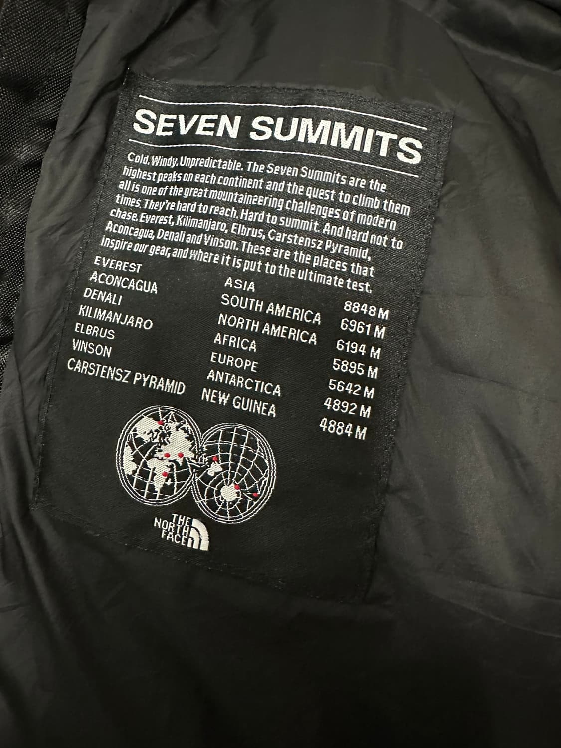 노스페이스 7써밋 히말라야 소지섭 패딩 100 상품이미지7