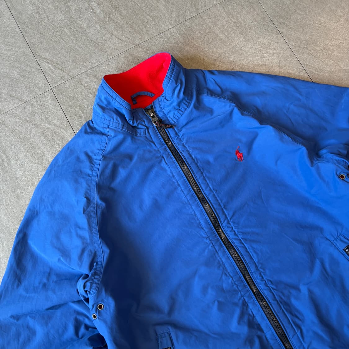 폴로 정품 딥 블루 웜업 블루종 자켓 상품이미지2