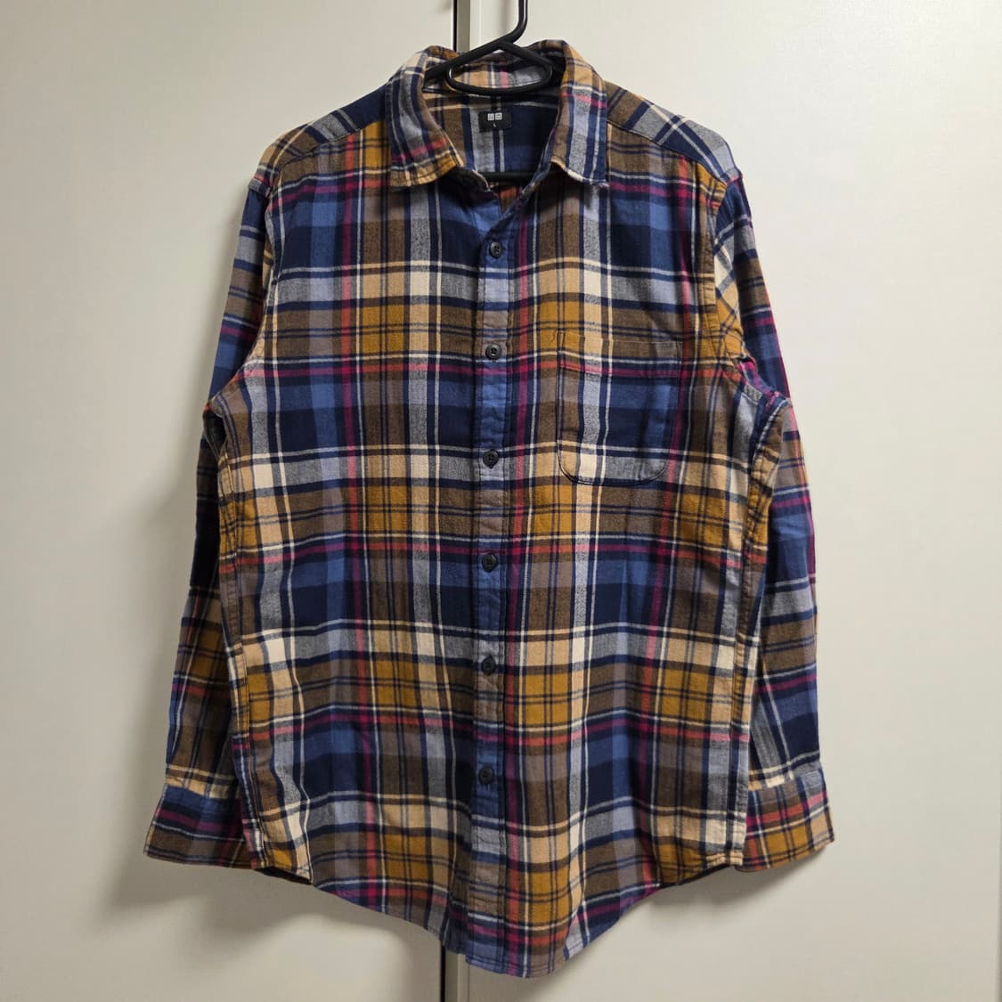 Uniqlo 유니클로 플란넬 체크 셔츠 L(100) 상품이미지1